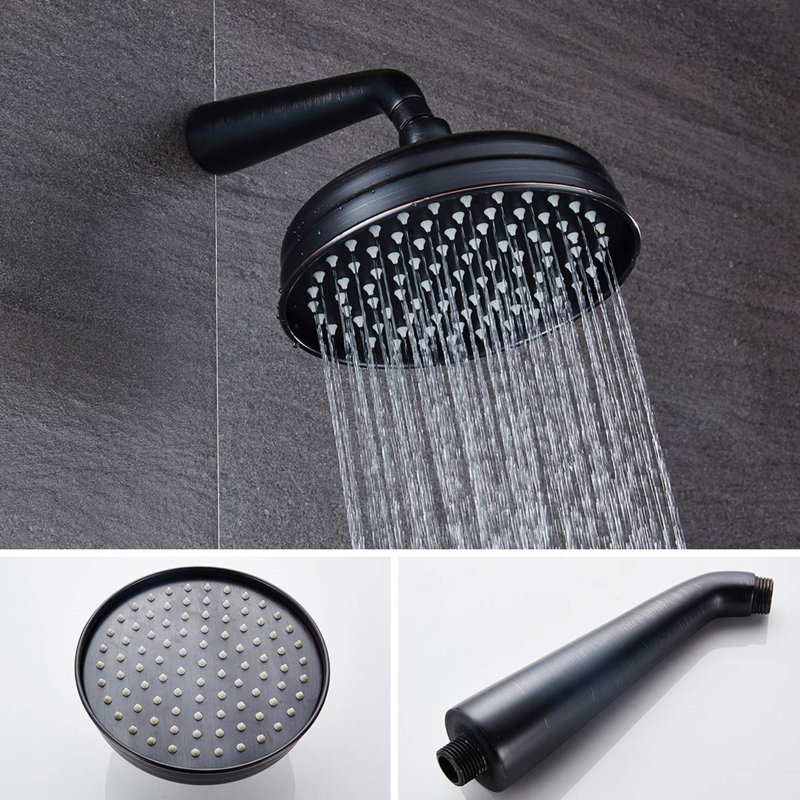 ELLO&ALLO Rainfall Volume Control Complete Shower System with RoughinValve & Reviews Wayfair